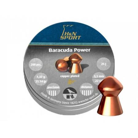 Śrut diabolo H&N Baracuda Power 5,5 mm 200 szt.